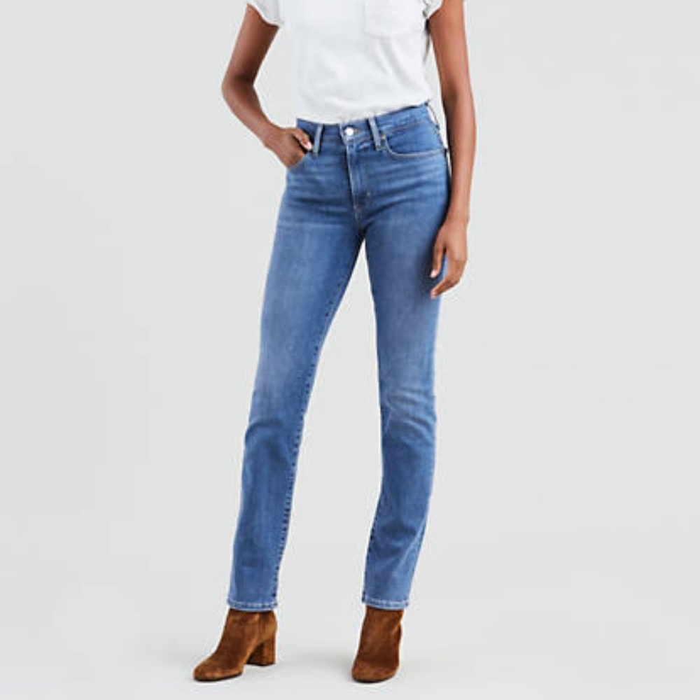 Levi's 724 High Rise Straight Jeans